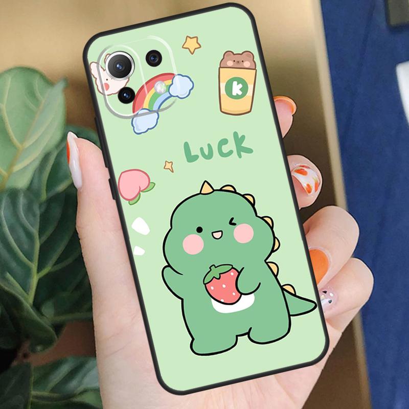 Green Aesthetic Case For Xiaomi 15 14 Ultra 13T 14T 15T Pro 17 Pro Max POCO F8 F7 F5 F6 X5 X6 X7 Pro Coque
