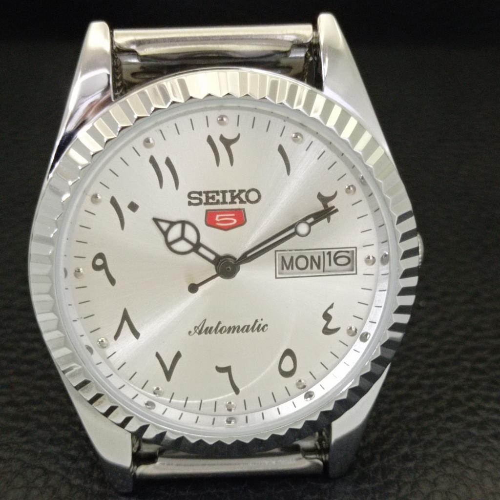 REFURBISHED SEIKO 5 AUTOMATIC 6309A VINTAGE JAPAN MENS ARABIC WATCH A441435-5 Sk-a441435