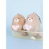 plusyplusy walrus keychain beige brown