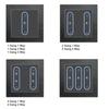 Aluminum Wall Switches and Sockets With USB/Type-C Charging Ports Suitable for Home/Hotel Light Switch and Power Outlets