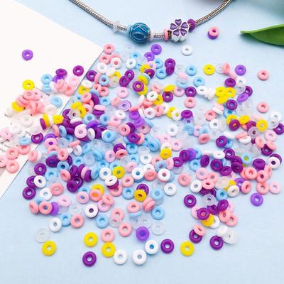 100/200/400pcs Bead Gasket Positioning Silicone Ring O-ring DIY Bracelet Necklace Jewelry Making Accessories Reusable Beads