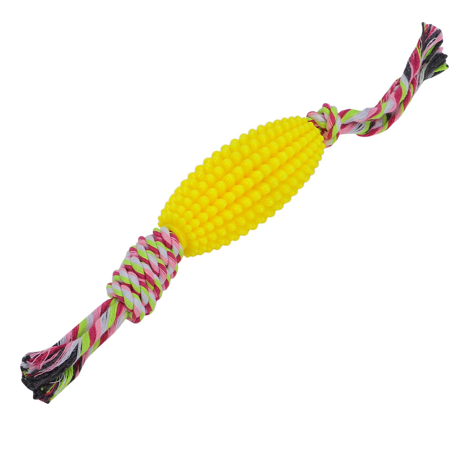 

Pet Chew Toys Dog Rubber Biting Toy Interactive Molar Teething Toy Ball for Small Dogs