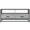 Coffee Table Gray Sonoma 100x50x45 Cm Particleboard and Metal