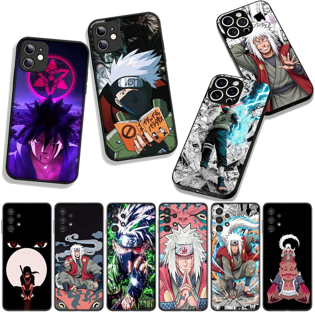 for Samsung Galaxy A36 A17 A26 A07 A35 A54 A53 A13 A33 A34 S8 S9 S20 S21 FE S10 Plus Cover Case Jiraiya Kakashi Narutos Sasuke