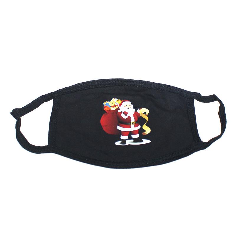 Christmas Cartoon Mouth Mask Cute Santa Claus Dustproof Warm Face Cover