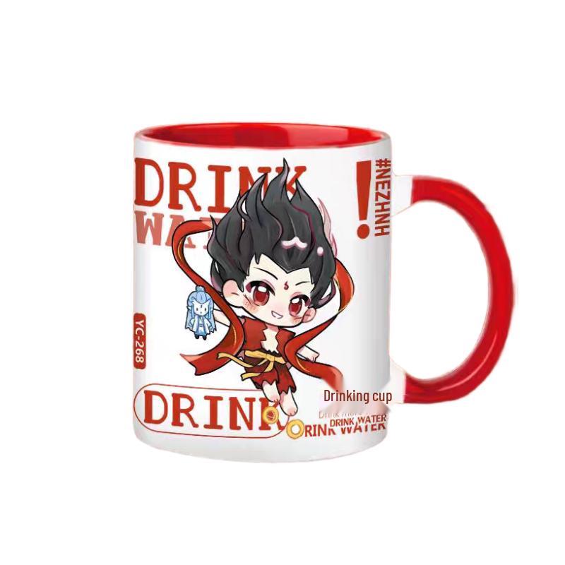 Nezha Cartoon Ceramic Mug