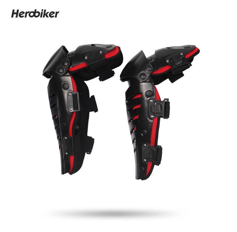 Windproof Motorcycle & Scooter Knee Pads - Protective, Anti-Fall Leg Guards for Cycling and Off-road Riding - All Seasons Use