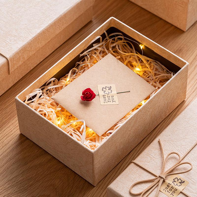 Valentine's Day Gift Box for Lipstick, Cosmetics, or Scarf - Elegant Packaging for Any Occasion