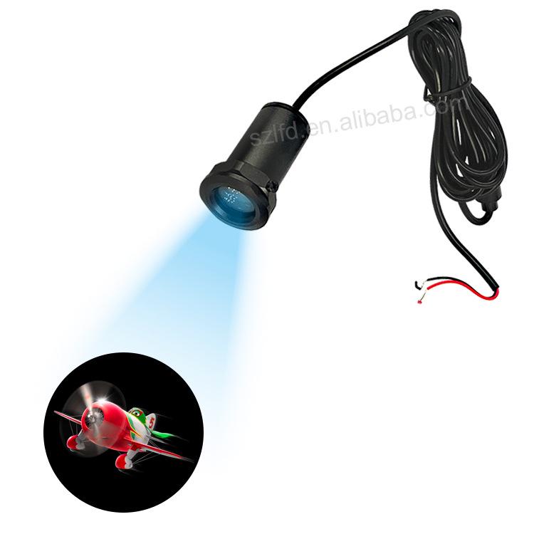 High-Power All-Metal Door Welcome Light for Cars and Motorcycles, 20-40 cm Projection Focal Length
