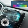 Красочный USB Мини-вентилятор для автомобиля - Большое отверстие для воздуха