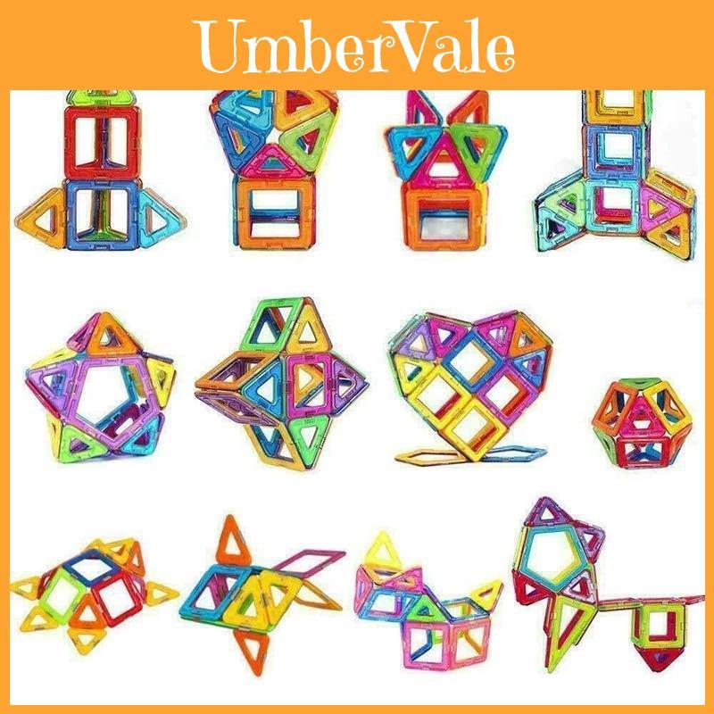 Colorful Magnetic Building Blocks Educational Toy Set For Children With Various Pieces