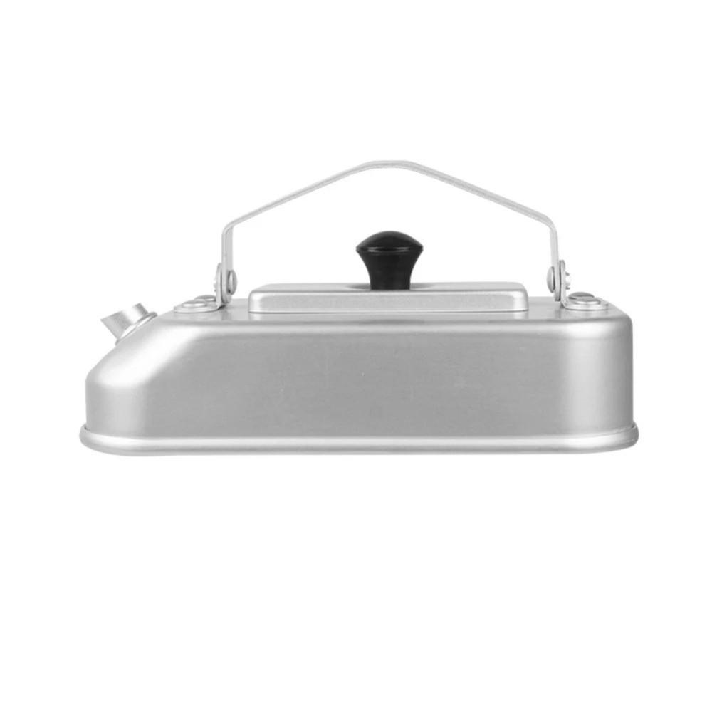 With Handle Camping Boiling Water Pot Aluminum Zinc Zinc Alloy Tea Cooker  for Hiking Fishing Picnic