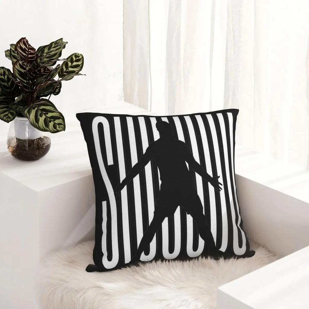 Fußball Kissenbezug Bedruckt Polyester Kissenbezug Deko Kissenbezug Hülle Zuhause Mit Reißverschluss