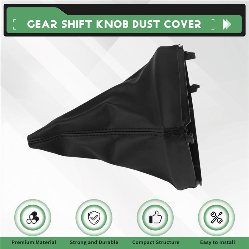 For Ford C-Max Focus Mk2 MK3 Kuga Galaxy Dust Cover Car Gear Shift Knob PU Leather Case Accessory