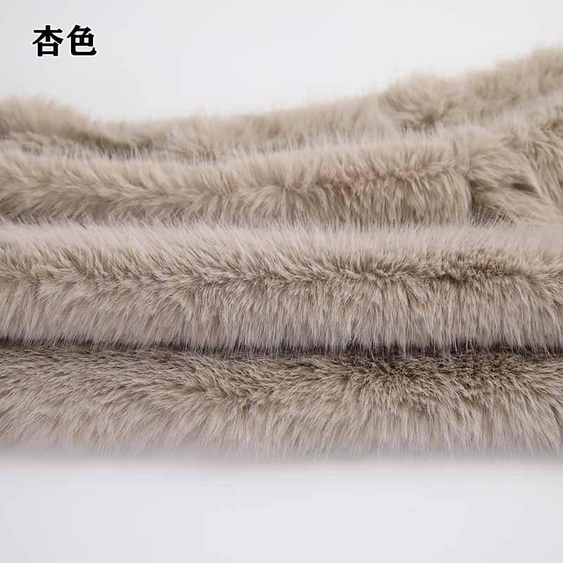 Dicker Kunstfuchs Pelz Kunstpelz Weich Warm für DIY Jacken Kleidung Schuhe Hüte Teppiche Sofabezüge Kissen Plüschstoffe