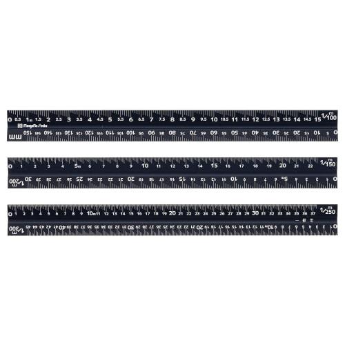 Niigata Seiki SK Made In Japan Aluminum Triangular Scale, Kaidan Measuring Scale, General Use, 15cm, Bronze, TSGA-15KD