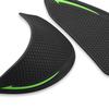 AUSHOOL Motorcycle Tank Motorcycle Tank Protector Tank Traction Pad Compatible with Kawasaki Pad, Rubber, Pad, ZX-6R (2024) (Green)
