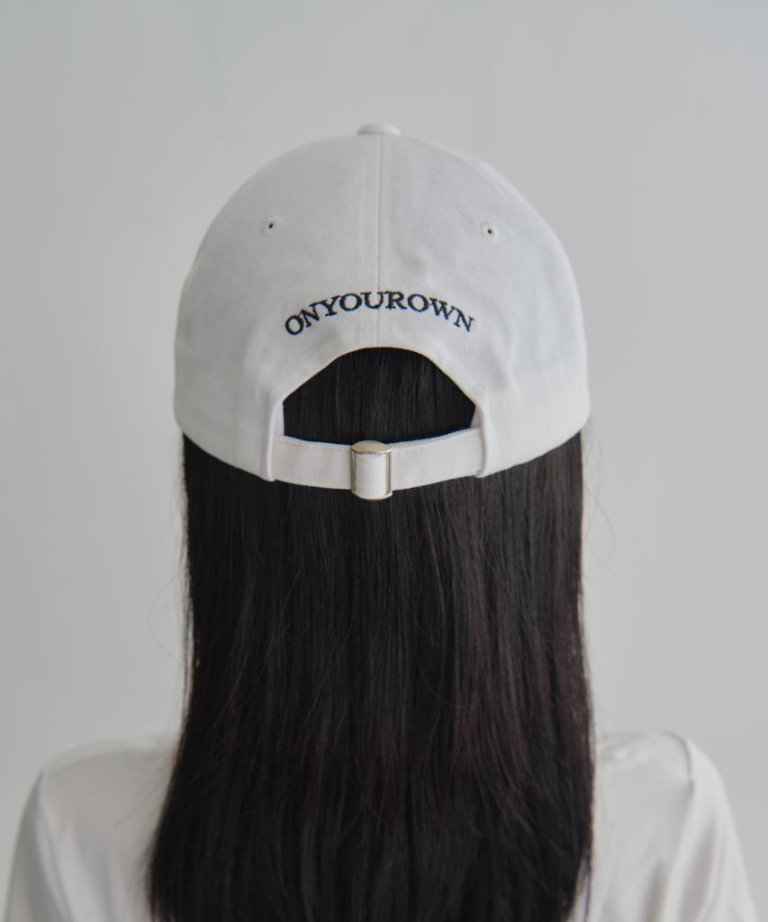 Onyueooun Symbol Logo Ball Cap ( White Black)