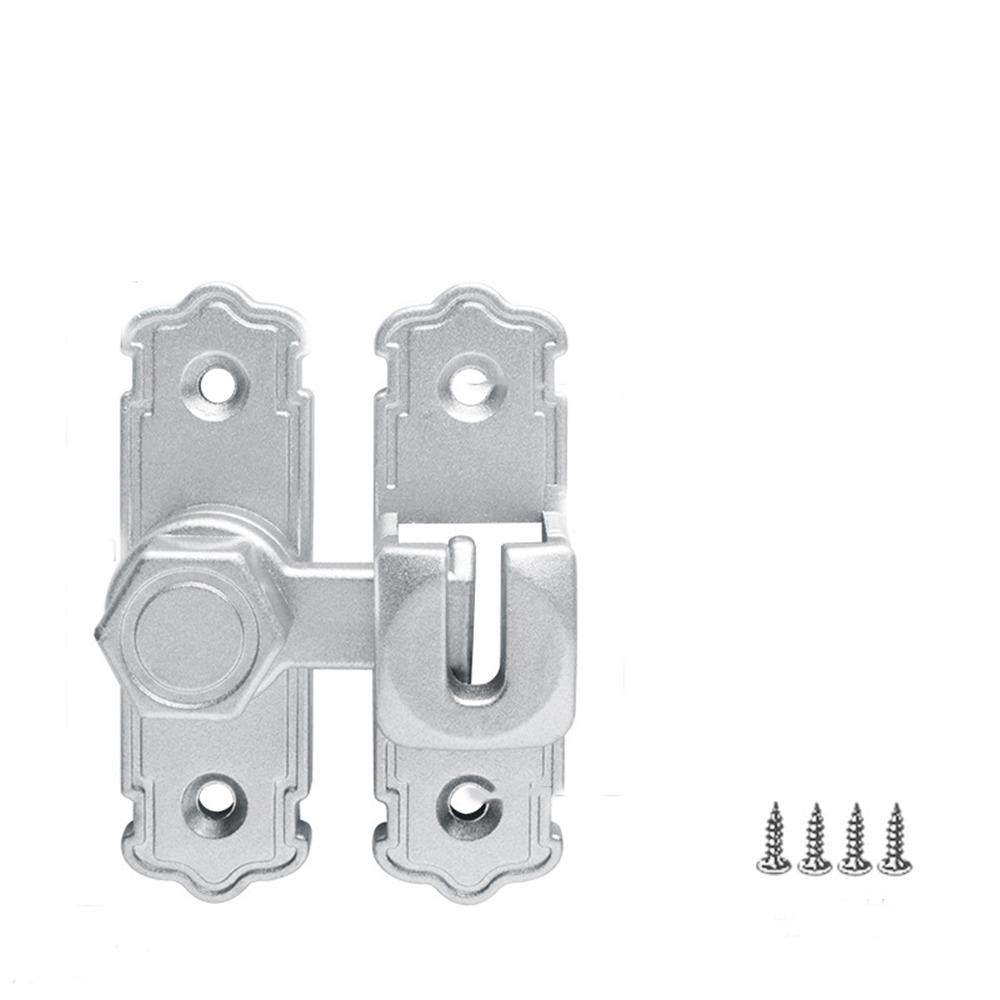 Anti-theft Door Hasp 90 180 Degree Door Bolts Sturdy Door Buckle  Kitchen Bedroom Bathroom
