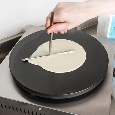 French Crepe Spreader Pancake Like Batter Spreading Tools Stainless Steel Pancake Like Batter Bake Kitchen Tool