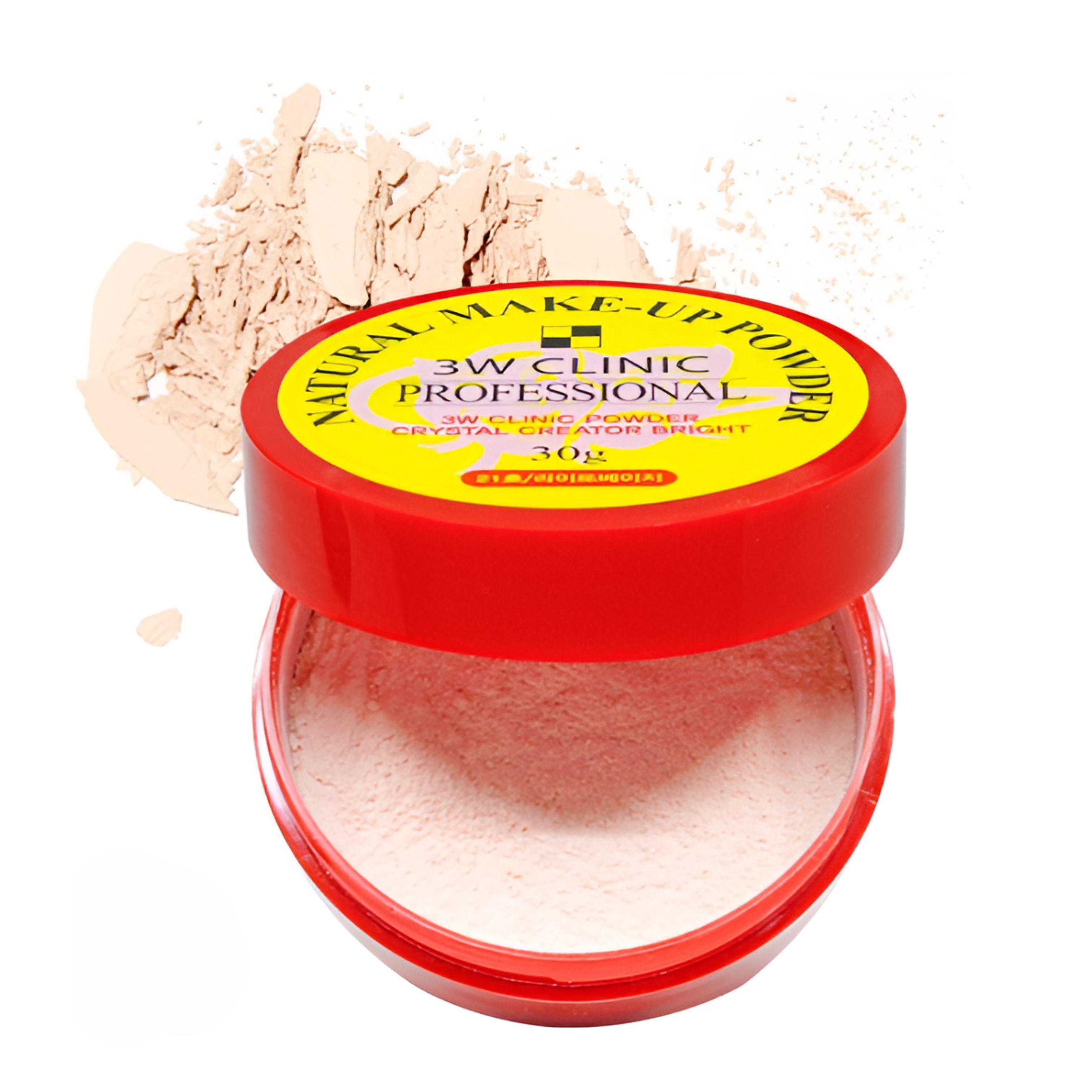 

3W Clinic Natural Makeup Loose Powder 30g – Shade 21 Light Beige (2 Pack)