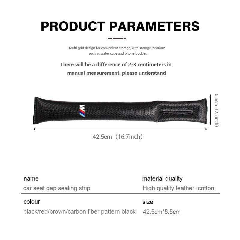 Voor BMW Auto Stoel Kloofvuller Strips Zacht Waterdicht Lekvrij Vulmateriaal Opvulling X1 X2 X3 X4 X5 X6 X7 G20 G30 6GT E46 E90 E60 F10