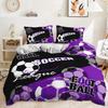 Quilt Cover Three-Piece Kit Football Sports Digital Printing Bedding