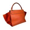 CELINE Trapeze Handbag Orange Women 2wayShoulder used