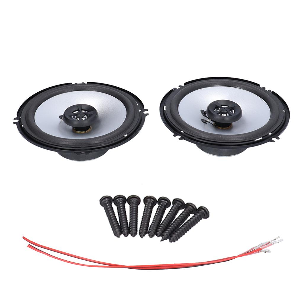 2PCS 6.5in Car Speaker Coaxial 120W High Power 91Db Audio Sensitive Auto Modification