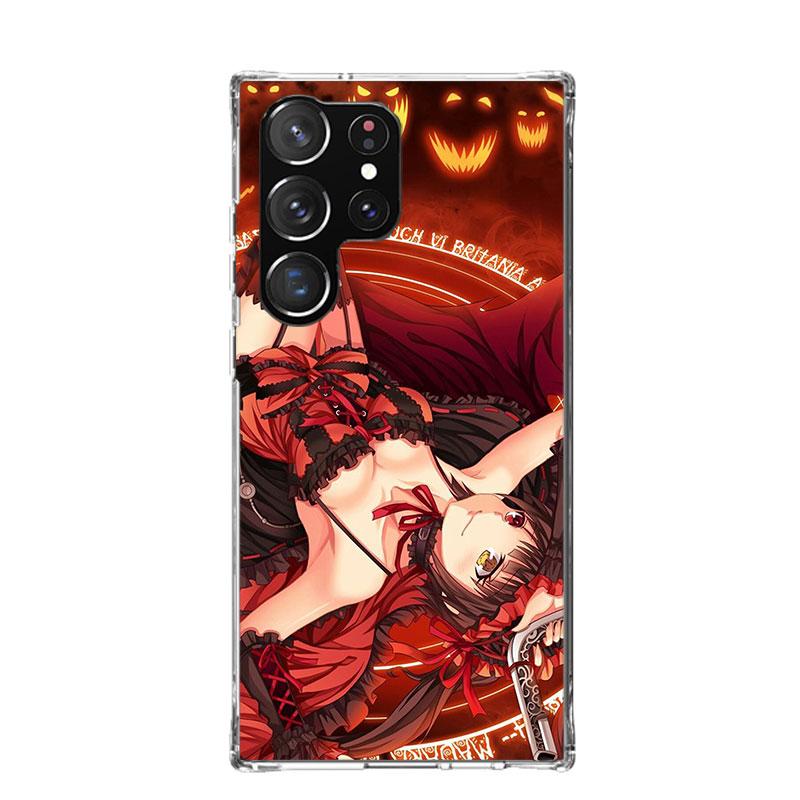Date A Live Tokisaki Kurumi Phone Case For Samsung Galaxy S26 S25 Edge S24 S23 FE S22 Ultra S21 Plus S20 + Fundas Cover Coque Ga