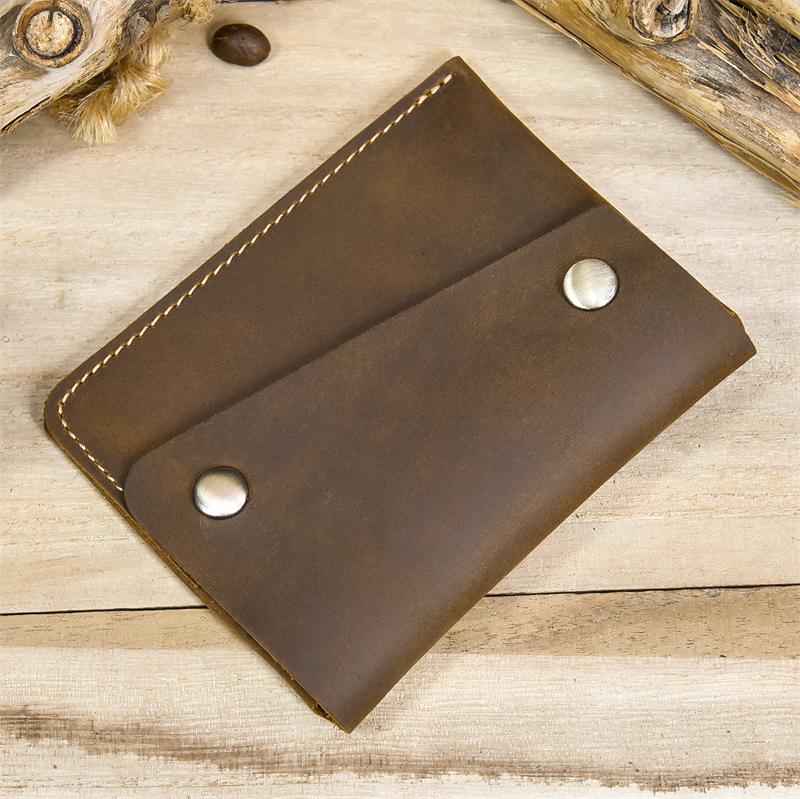 

Newsbirds genuine leather wallet coin purse cash key cards wallet slim wallet men women card holders crazy horse wallets