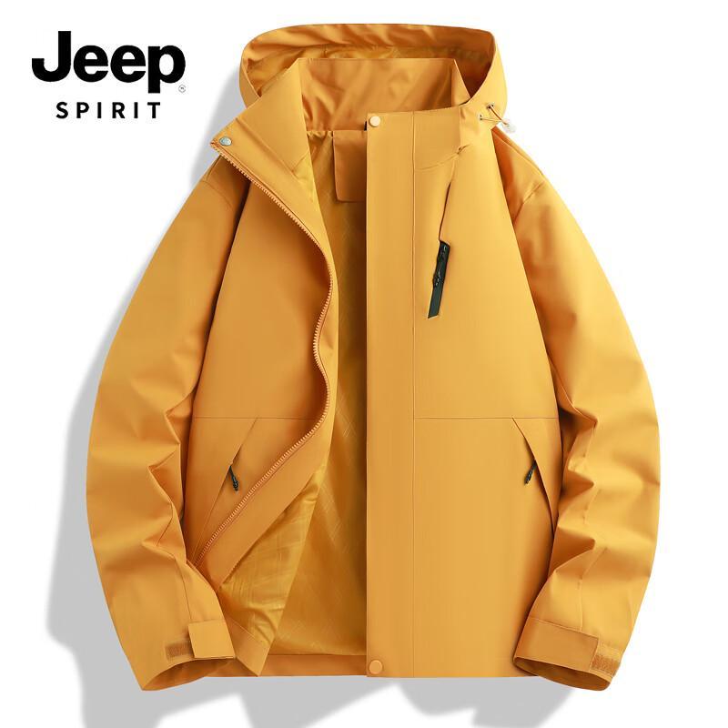 JEEP SPIRIT Men's FKS689 3-Proof Autumn Jacket