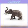 Asian Elephant Pvc Figurine Toy For Childrens Learning And Display