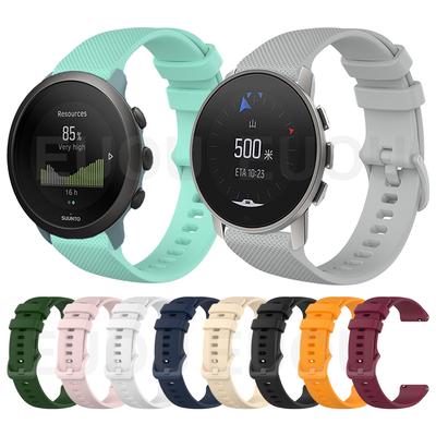 Wristband Strap For SUUNTO 9 PEAK Silicone Watch Band For SUUNTO 3 Watchband Replace Bracelet Belt Wriststrap