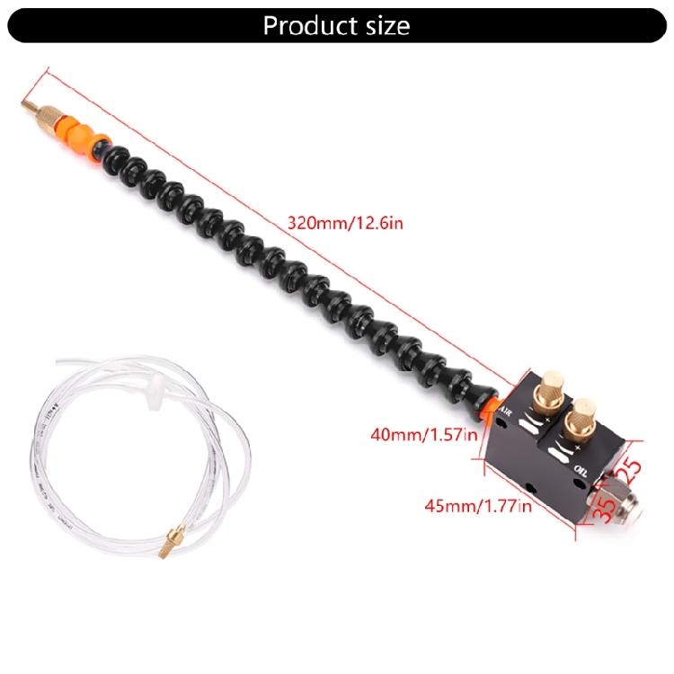 Mist Coolant Lubrication Sprays System for Air Pipe Lathe Milling Drill Liquid That Requires Output Milling Drill