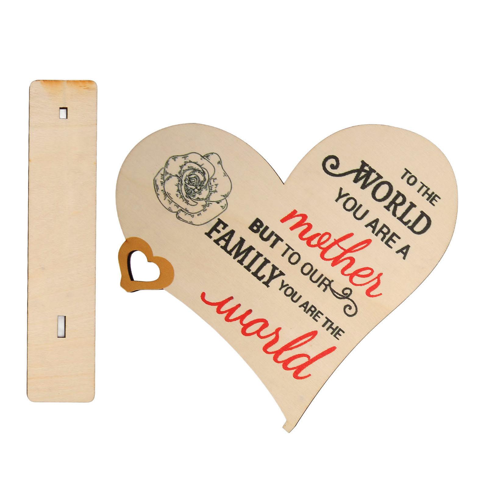 Деревянные украшения ко Дню матери Изысканные деревянные украшения «Воскресение» ко Дню матери Подарок ко Дню матери для дома