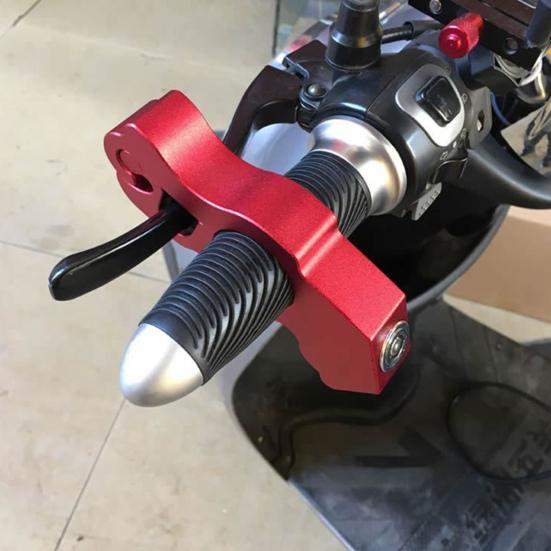 Handlebar Lock with Two Keys Heavy Duty Anti-Theft Adjustable Throttle Brake Lock Scooter Moped ATV Motorcycles Bikes Security Lock