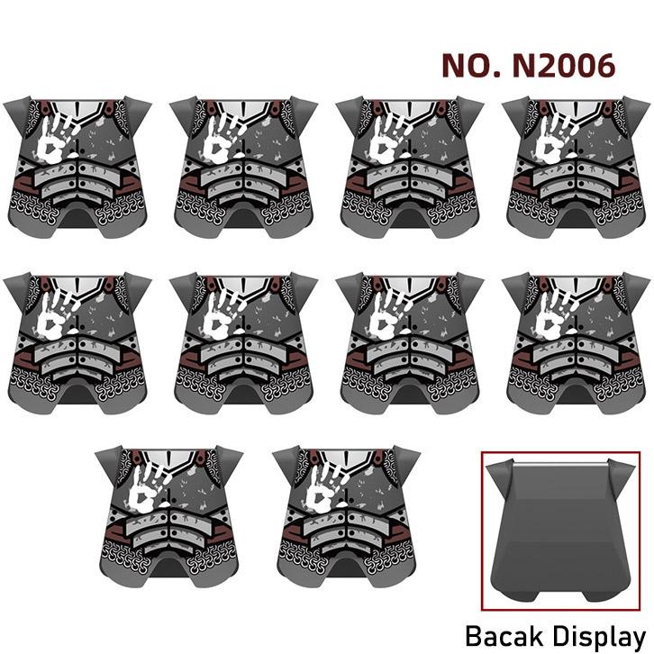 MOC Medieval Knights Armor Vest Shields Building Blocks Lion Soldiers Accessories Bricks Toys Compatible Kids Gift