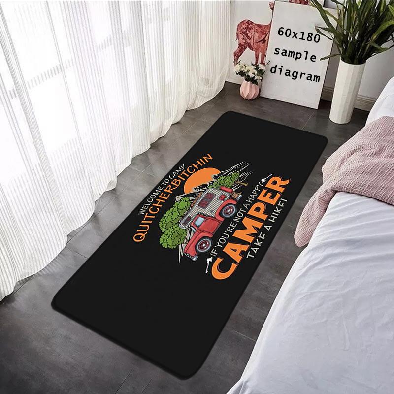 Hallway Entrance Cartpet Camping Camper Rugs Foot Carpets Doormat Floor Mats Non-slip Mat Home Kitchen Room Inside Decoration