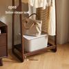 Solid Wood Floor Standing Coat Rack