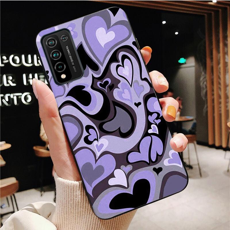 Fashion Latte Love Coffee Heart Phone Case for Huawei Honor 50 10X Lite 20 7A 7C 8X 9X Pro 9A 8A 8S 9S 10i 20S 20lite 7X 10 Lite