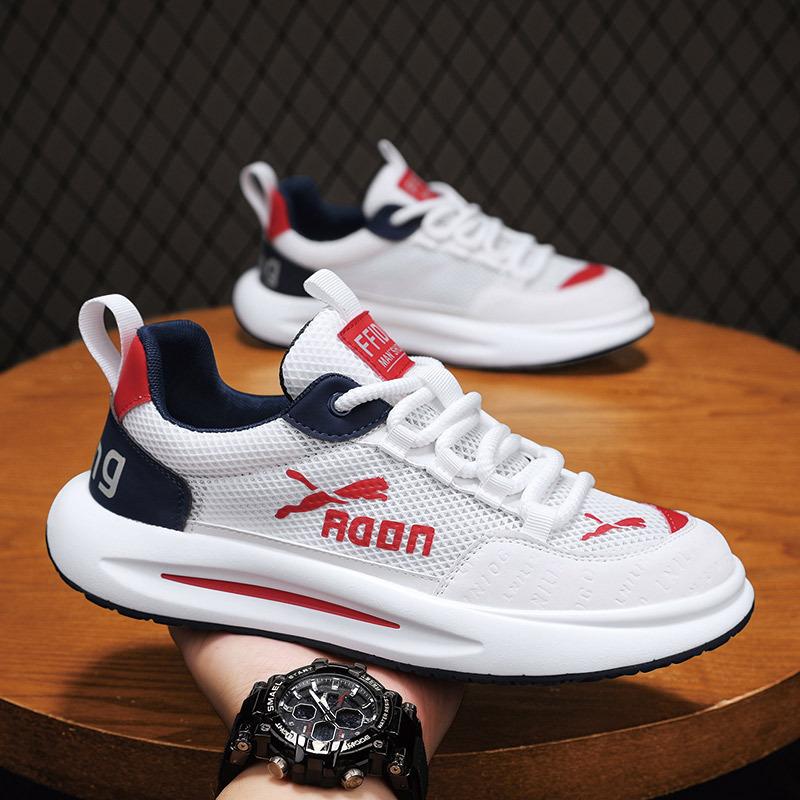Summer new outdoor mesh breathable casual shoes personalized thick-soled elastic and comfortable sports shoes 39
