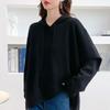 Felpa con cappuccio da donna MOKANA, elegante, a maniche lunghe, MKNJD3481
