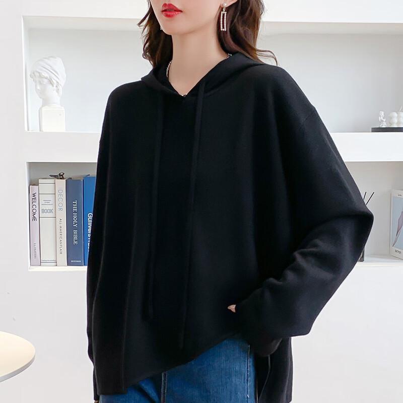 Felpa con cappuccio da donna MOKANA, elegante, a maniche lunghe, MKNJD3481