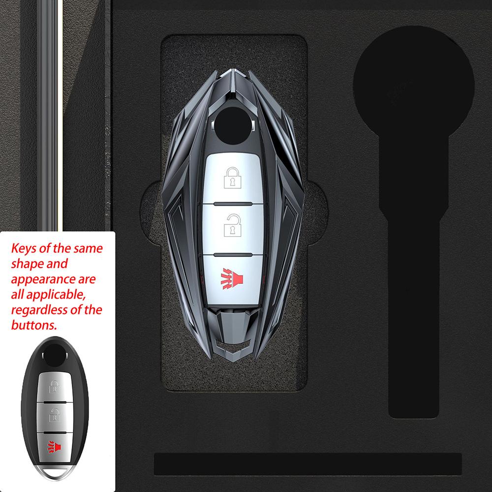 Zinc Alloy Car Key Cover Case For Nissan Juke Leaf Micra K12 Note Patrol Qashqai J11 J10 Tiida Versa X-Trail Xtrail X Trail T32