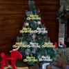 Merry Christmas Letter Hanging Logo Christmas Tree Pendant Decoration Party Christmas Tree Doors and Windows Hanging Decoration