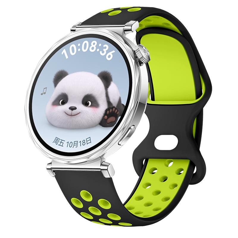 Two Tone Strap for Huawei Watch GT5pro 42mm Breathable Round Hole Strap Suitable for Huawei Watch GT5 GT4 41mm Smartwatch Correa