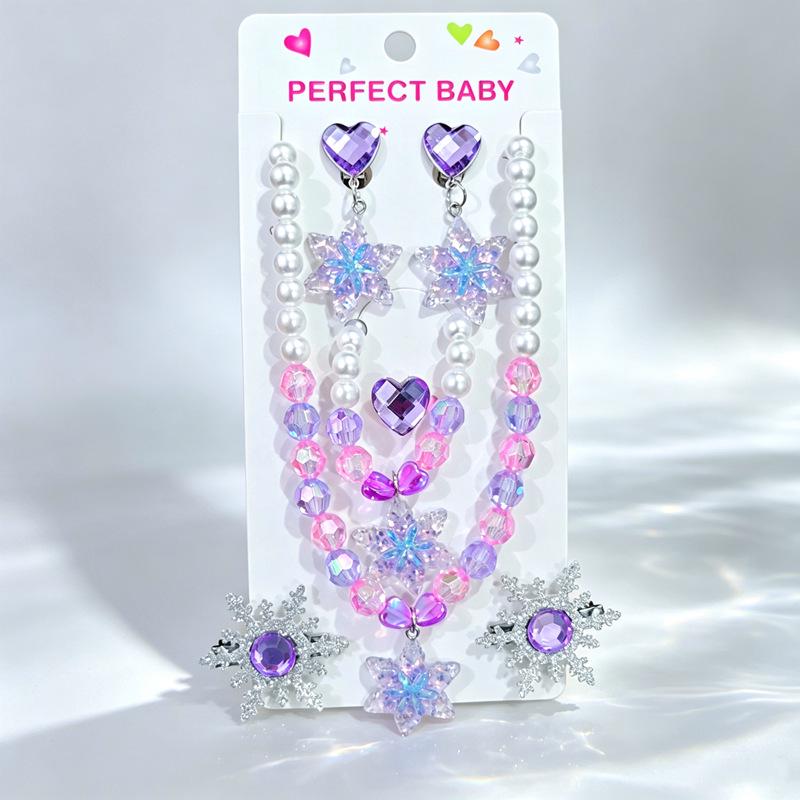 Frozen Elsa Princess Necklace & Jewelry Set for Girls