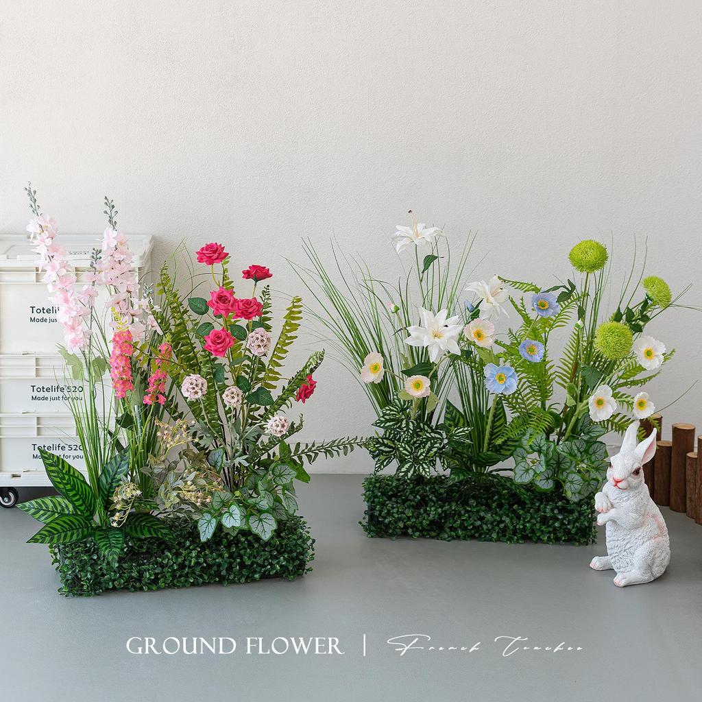 Greenery and Floral Art Installation for Open Spaces and Window Displays