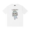 Labubu printed short-sleeved T-shirt men's and women's round neck top